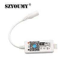 SZYOUMY Mini RGB RGBW Wi-Fi Smart control ler 16 миллионов цветов для Светодиодная лента телефон приложение управление диммер с регуляцией силы света