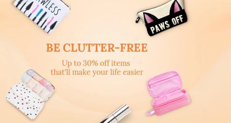 Be Clutter Free: Up to 30% off items that'll make your life easier!