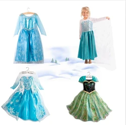 

Baby Girls Dress  Ana Dress Princess New 2015 Cartoon Print Girls Casual Dressess For 2-8 Years Party Baby & Kids