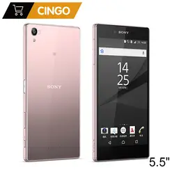 Оригинальный sony Xperia Z5 Премиум E6853 3 GB Оперативная память 32 ГБ Встроенная память одной сим Android Octa Core 5,5 "23MP WI-FI разблокированный gsm LTE мобильный