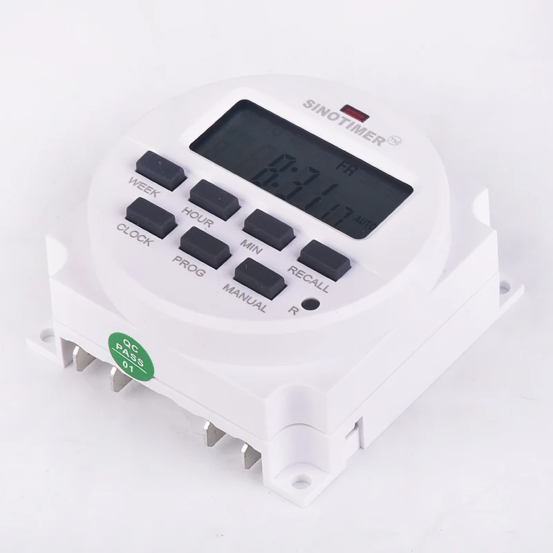TM618H DC 12V 24V AC 110V 120V 220V 230V Выходное напряжение Цифровой программируемый таймер 7