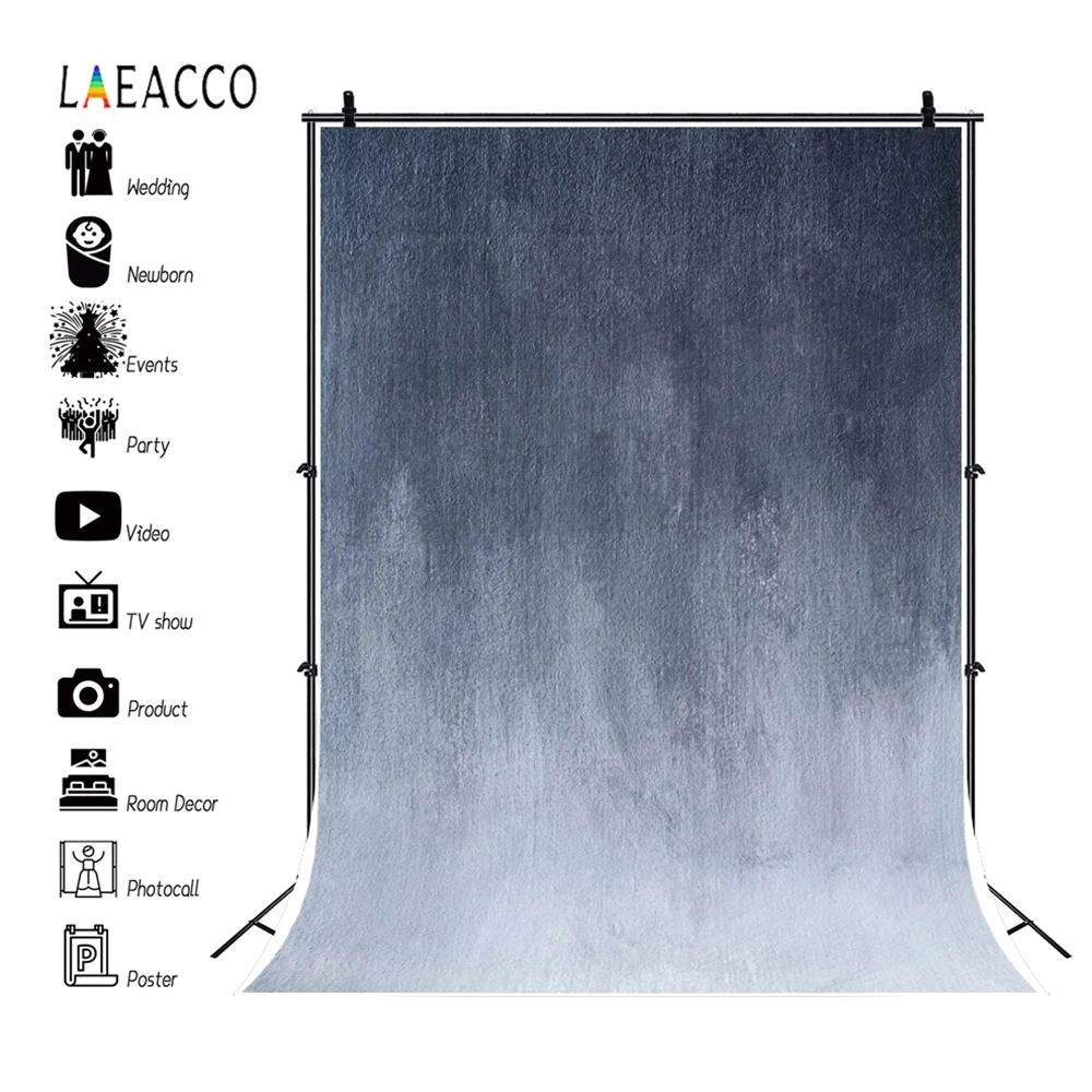 

Laeacco Gradient Color Wall Personalized Portrait Photocall Baby Photography Backgrounds Photographic Backdrops For Photo Studio