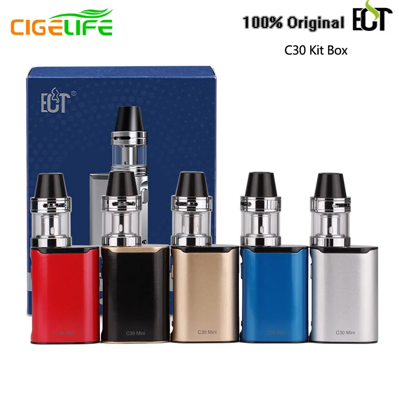 100% Original ECT C30 Mini e cigarette Kit 40W Box Mod