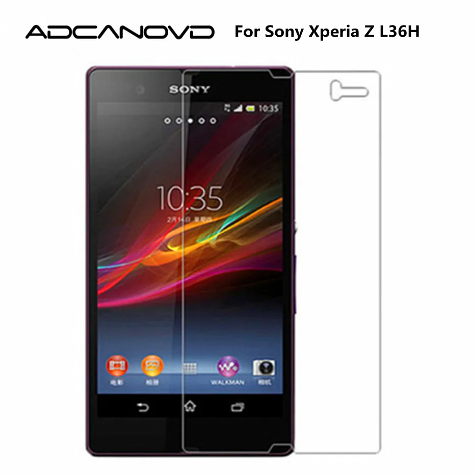 

9H Ultra-thin protective glass for Sony Xperia Z L36H screen protector tempered glass on C6602 C6603 C6606 C6616