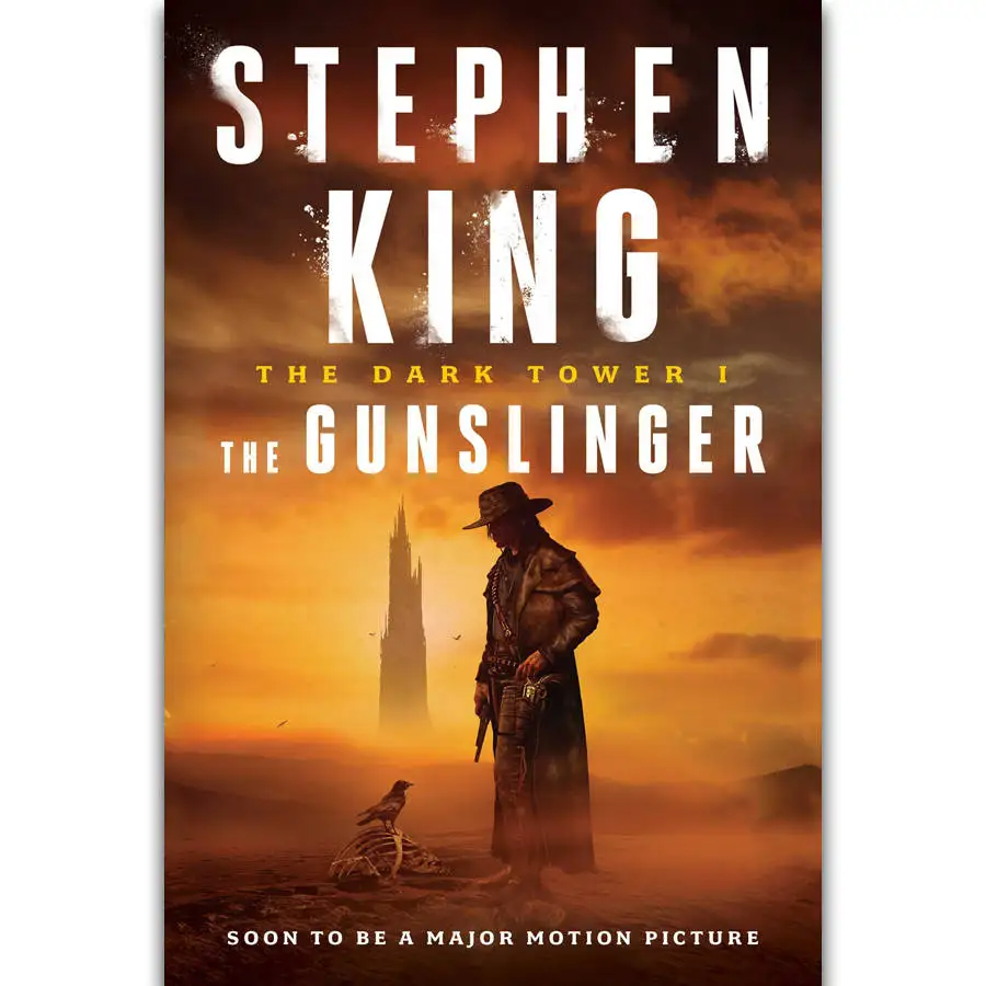 S2310 Stephen King West Fantasy фильм Темная Башня настенная живопись печать на шелковом