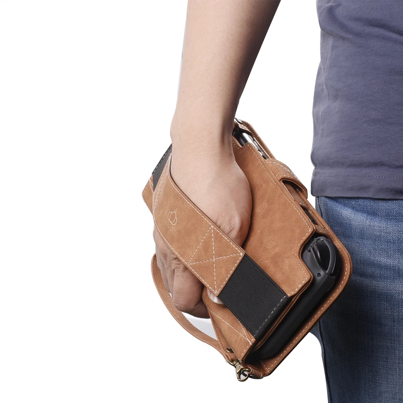 Защитный чехол-накладка для пульта дистанционного управления, многофункциональный кожаный чехол для переключателя игровой ручки, кожаный защитный чехол
