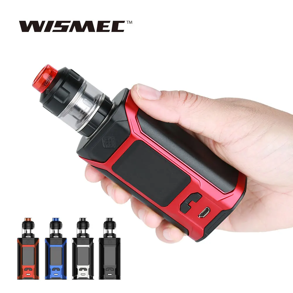 

WISMEC SINUOUS RAVAGE230 200W TC Kit with GNOME Evo 2ml/4ml Tank Atomizer RAVAGE230 TC Box MOD E-cig Vape Kit No 18650 Battery