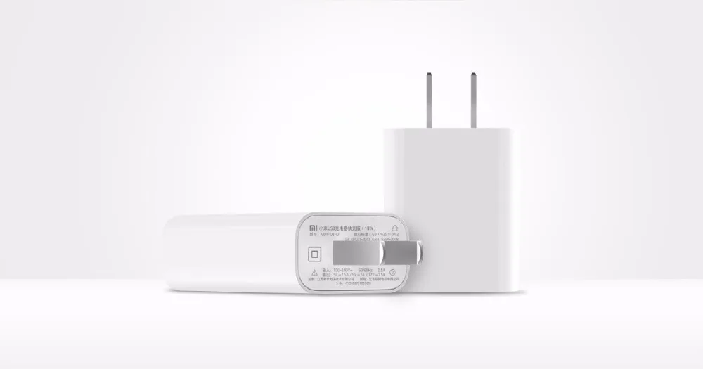 xiaomi телефон зарядное устройство адаптер QC3.0 18W 5 V/2.5A 9 V/2A 12 V/1.5A с функцией быстрой зарядки для ios и android телефонов