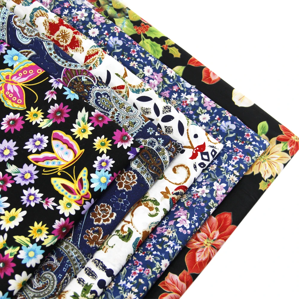 Давид аксессуары 50*147 см цветы хлопковая ткань детские постельные принадлежности Текстиль для шитья Тильда куклы, 1Yc900