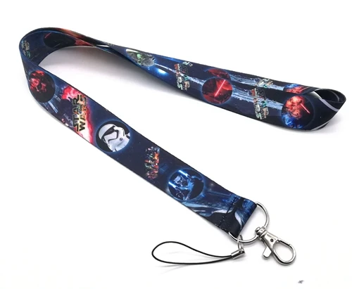 1 шт. Звездные войны брелки шейный ремешок для ключей камера ID Card Lanyard Z04 - Цвет: E