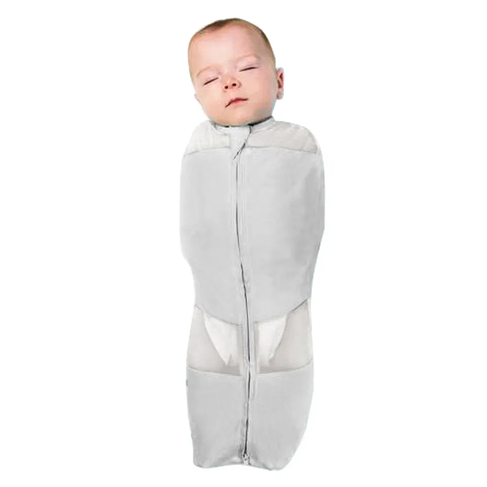Дышащий детский спальный мешок для новорожденных Пеленальный мешок для коляски летнее, для малыша против скатывания спальные мешки