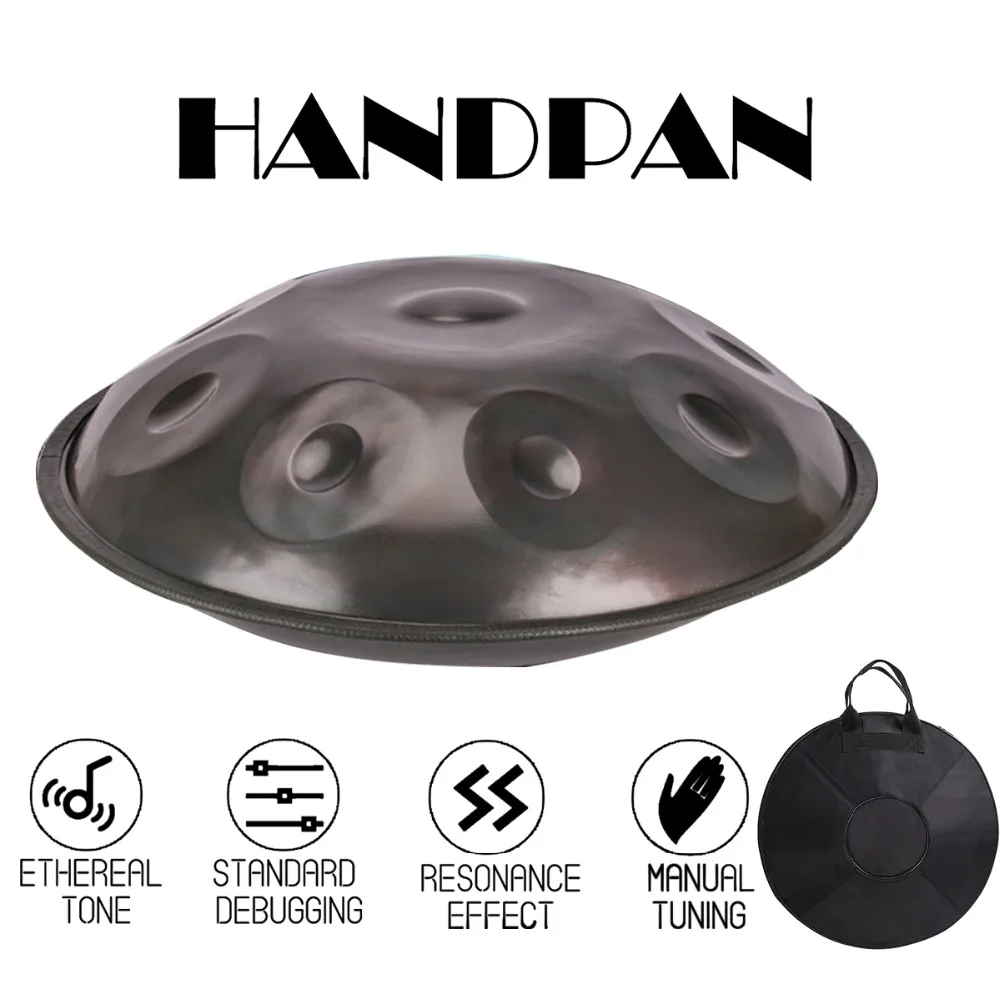 

432hz Professional Handpan Drums handmade F major D Minor Hand Drum Music Hand Pan Drumsmusic Percussion Instruments