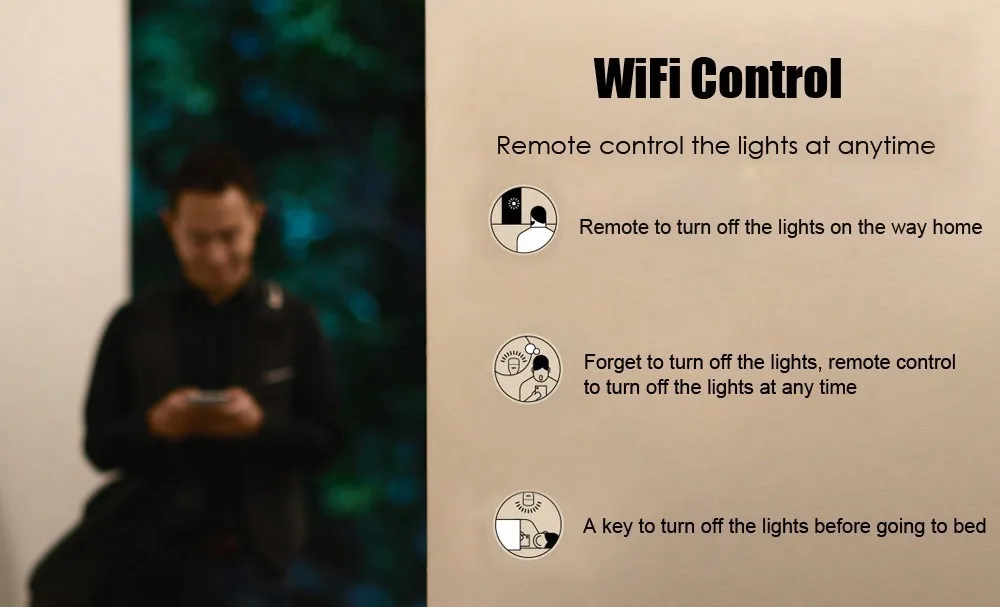 Xiaomi Mi, умный светодиодный светильник, Wifi Пульт дистанционного управления, Регулируемая яркость, светильник для снижения утомляемости глаз, умная лампа белого цвета
