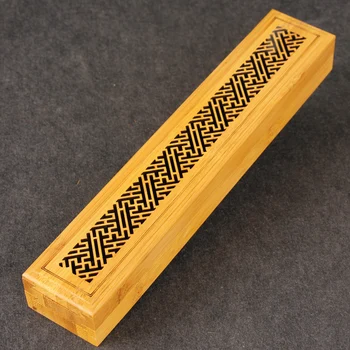 

Portable Bamboo Incense Box with Drawer Lying Incense Burner Hollow Aromatherapy Zen Lying Censer Home Office Teahouse New