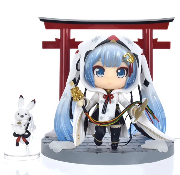 snow miku crane priestess