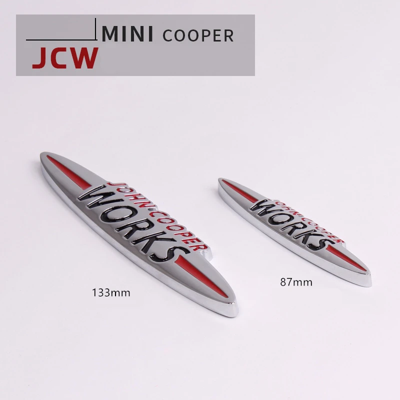 JCW 3D декоративная наклейка Модификация аксессуары для BMW MINI Cooper S John Cooper Works R50 R52 R53 R55 R56 R60 F54 F56 F60