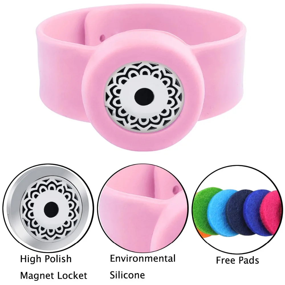 ZP-BS002-0 Silicone Diffuser Locket Bracelet-11 -9