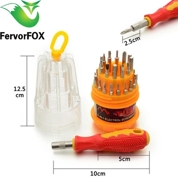 

Outdoor camping Precision 31 In 1 MIni Magnetic Screwdriver Tool Set hand tools Screwdrivers Kit Emergency Tools