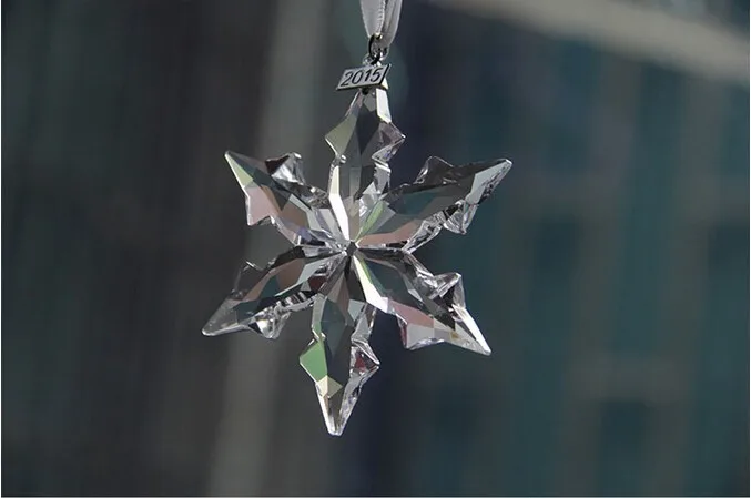 Самый духовный хрустальный кулон элегантный модный автомобиль кулон издание орнамент Кристалл годовой классический снежинки украшения