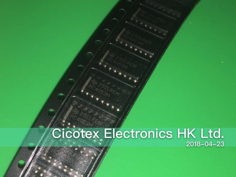 

10pcs/lot CD74HC4053M SOP16 HC4053M HAR IC MUX DEMUX TRIPLE 2X1 16SOIC HC4053