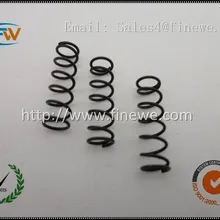 Производство Пользовательских точности черный оцинкованная музыка проволочные пружины сжатия для продажи, весна автомобиля