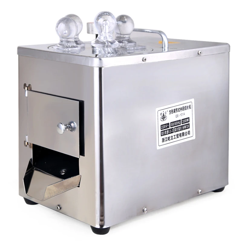 QE-101A 작은 허브 커터 한약 슬라이서 기계 220V 데스크탑 전기 중국어 허브 슬라이스 기계 1PC