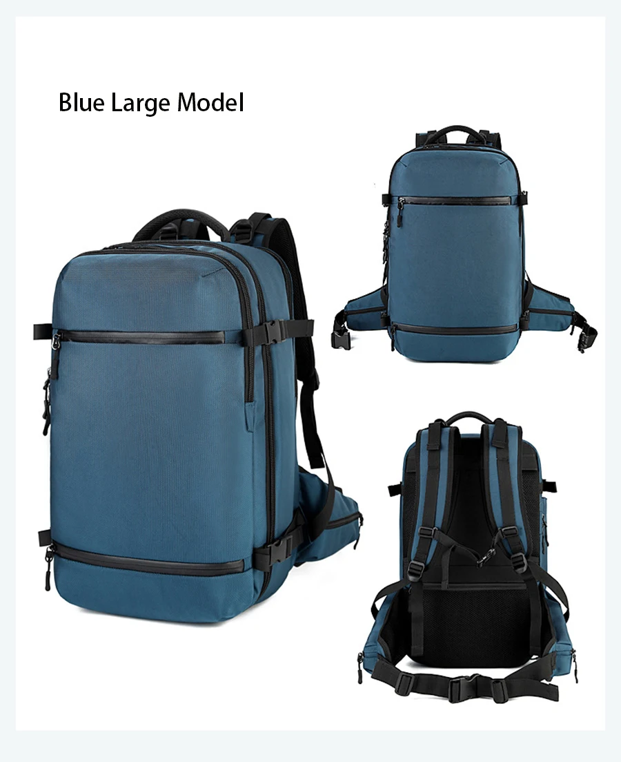Mochila многофункциональный мужской рюкзак для ноутбука 1" многослойный Большой Вместительный водонепроницаемый мужской рюкзак для путешествий рюкзак с мешочком для обуви
