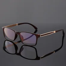 Мужские очки для чтения с большой металлической оправой, Анти-усталость+ 1,5+ 2+ 2,5, очки для чтения, синий светильник, очки для пресбиопии, Gafas De Lectura