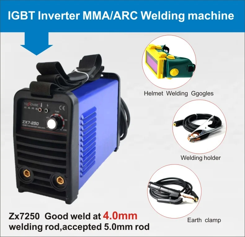 

ZX7-250 ARC Welder Welding Machine for DIY 220v 250A Inverter DC
