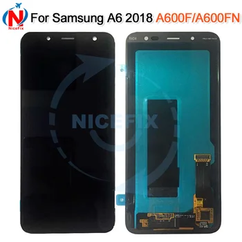 

Amoled For Samsung Galaxy A6 2018 A600 A600F A600FN LCD Display Touch Screen Digitizer assembly with adhesive