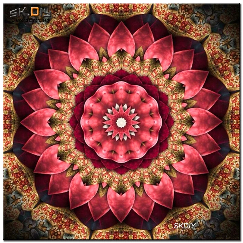 SK DIY Mandala religious 5D diamond painting diamond embroidery mosaic sale picture of rhinestone mazayka Embroider Bead decor (1)