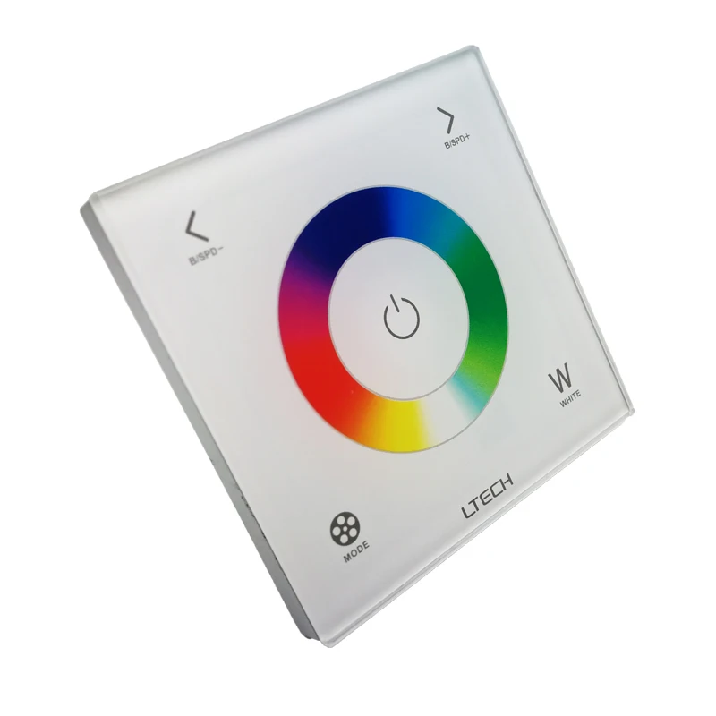 

Ltech LED rgbw Strip DMX Controller 220V Wall touch panel AC100V-240V 2.4GHz and DMX Dual Function Rgbw Led strip Controller