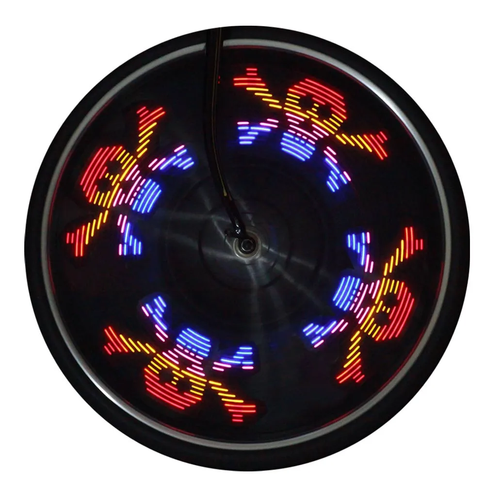 

Bicycle Wheel Signal Tire Spoke LED bike light bicycle light flashlight for bicycle Decoration Lights rechargeable usb holde