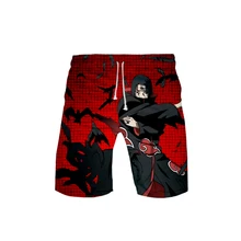 Наруто Узумаки Топы Наруто Бальные штаны для мальчиков Kakarot Шорты Брюки Досуг принт повседневные мужские шорты Новинка Топ Uchiha Sasuke