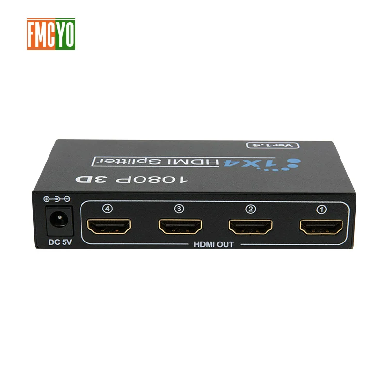 

HDMI Splitter KVM Switcher 4x1 1x4 HDMI Port 4 Input 1 Output 1080P Resolution Bi-Directional HDMI Switch Matrix Support 3D