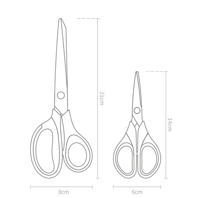 Xiaomi huohou Titanium-plated Scissors Black Sharp Sets Sewing Thread Antirust Pruning Scissor Leaves Trimmer Non-slip Tool D5