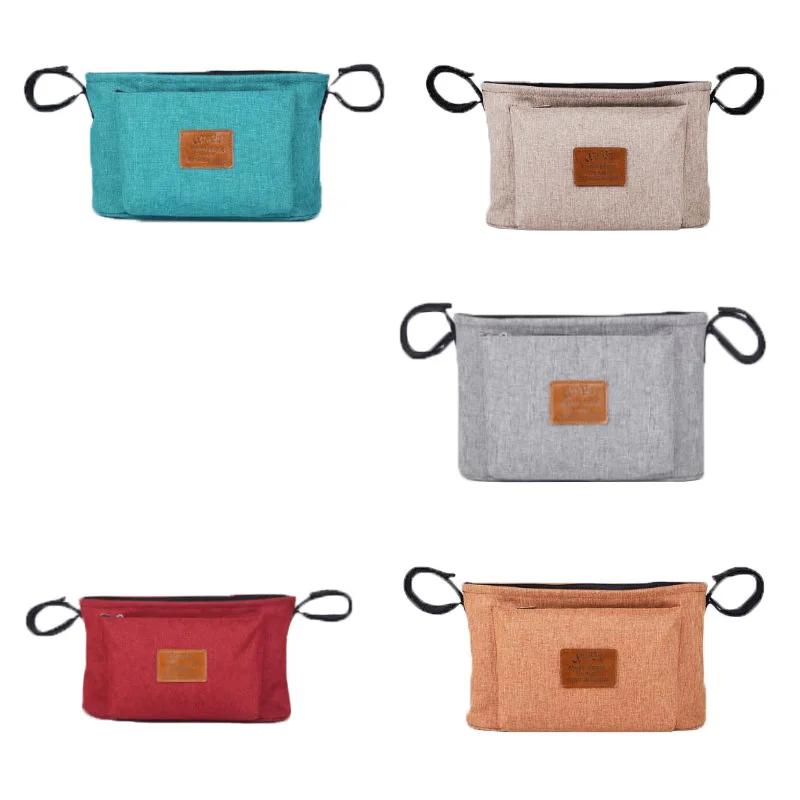 

Waterproof Baby Stroller Bag Hanging Pocket Carriage Pram Buggy Cart Storage Bag Portable Baby Stuff Organizer Accessories