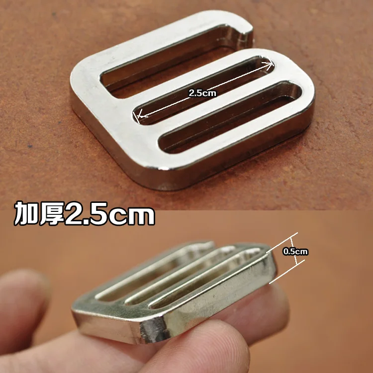 1" For 25mm Strap Thicken Adjust Buckle Sliders Loops Clips 5pcs Making