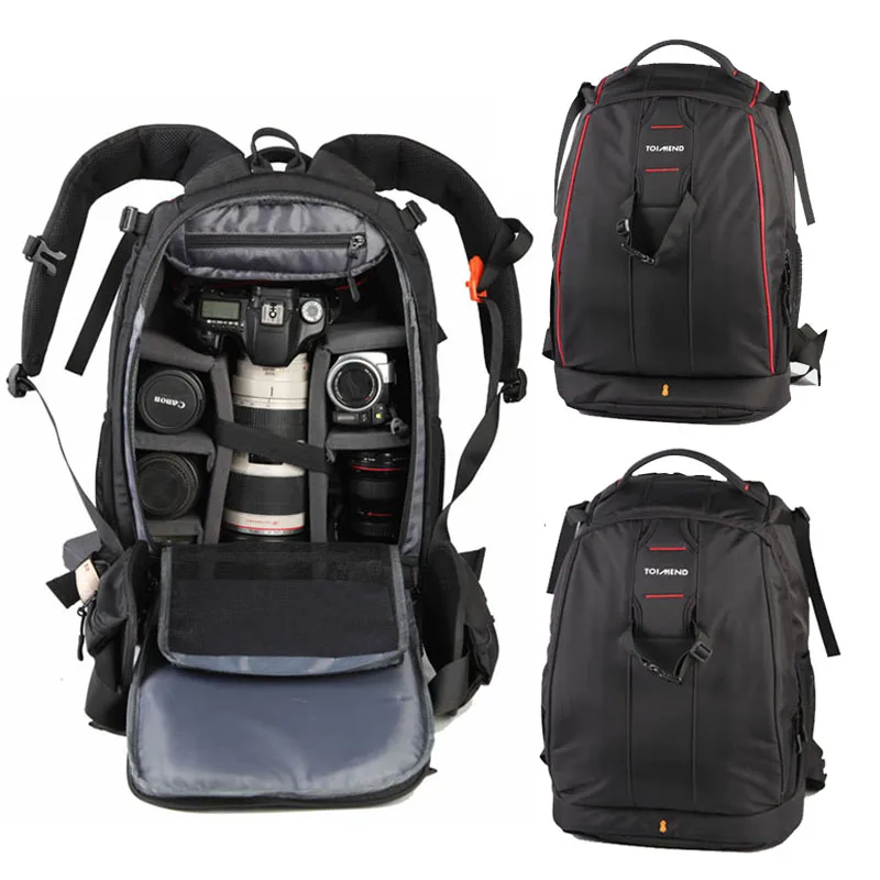 Roadfisher Anti theft Waterproof Video DSLR SLR Camera Backpack Bag