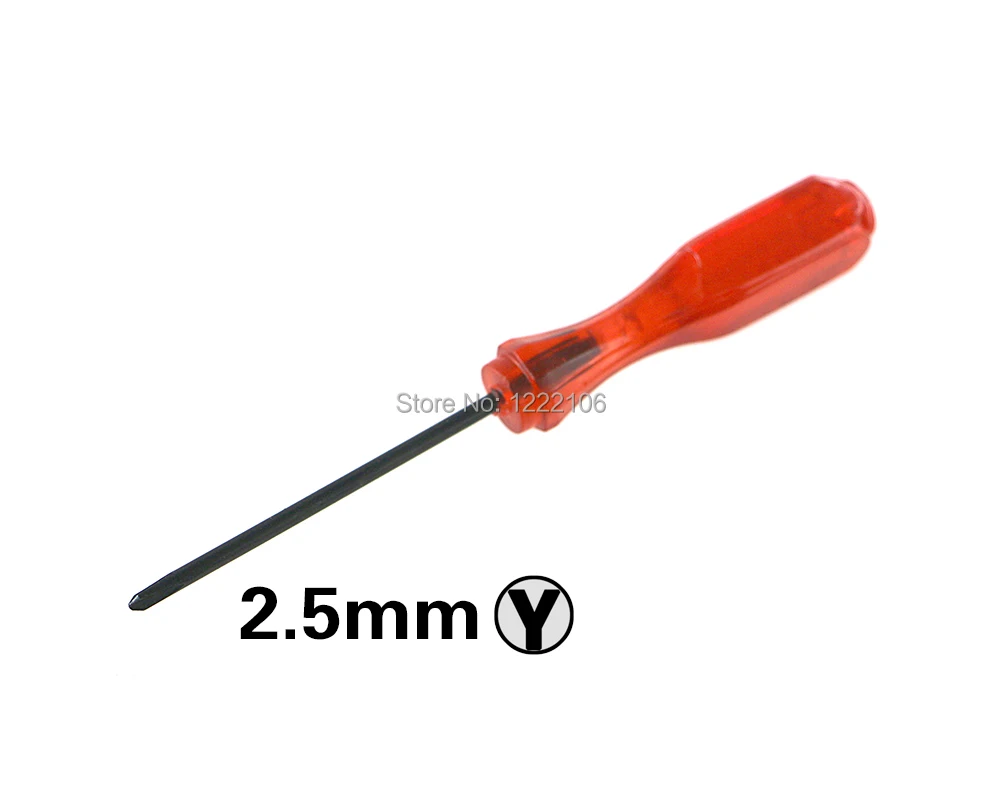 ChengChengDianWan красный 2 5 мм Y образная отвертка три крыла ключ для NDS DS Lite Pro Nintendo Wii 8