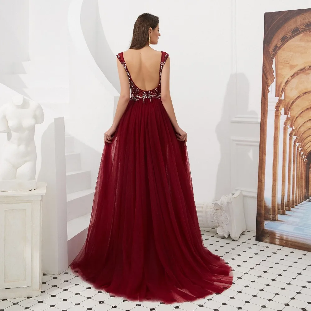 Beauty Emily Luxury Beads Elegant Mermaid Evening Dresses 2018 for Women Long Party Prom Dresses Plus Size Party Gowns Beauty Emily Luxury Beads Elegant Mermaid Evening Dresses 2018 for Women Long Party Prom Dresses Plus Size Party Gowns