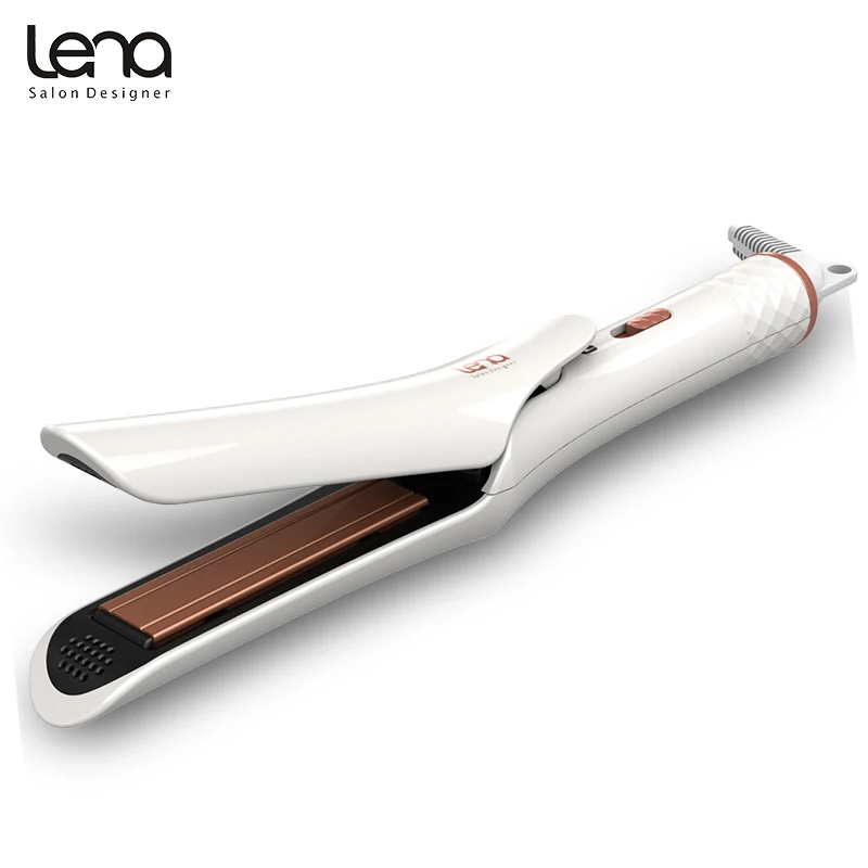 Lena LN 502 220 В в 2 in1 Professional керамика для завивки волос Выпрямитель Flat Iron инструменты