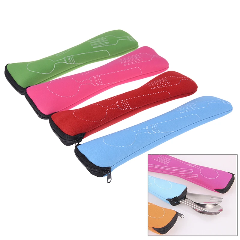 Портативная столовая посуда сумка держатель для посуды Органайзер дорожная