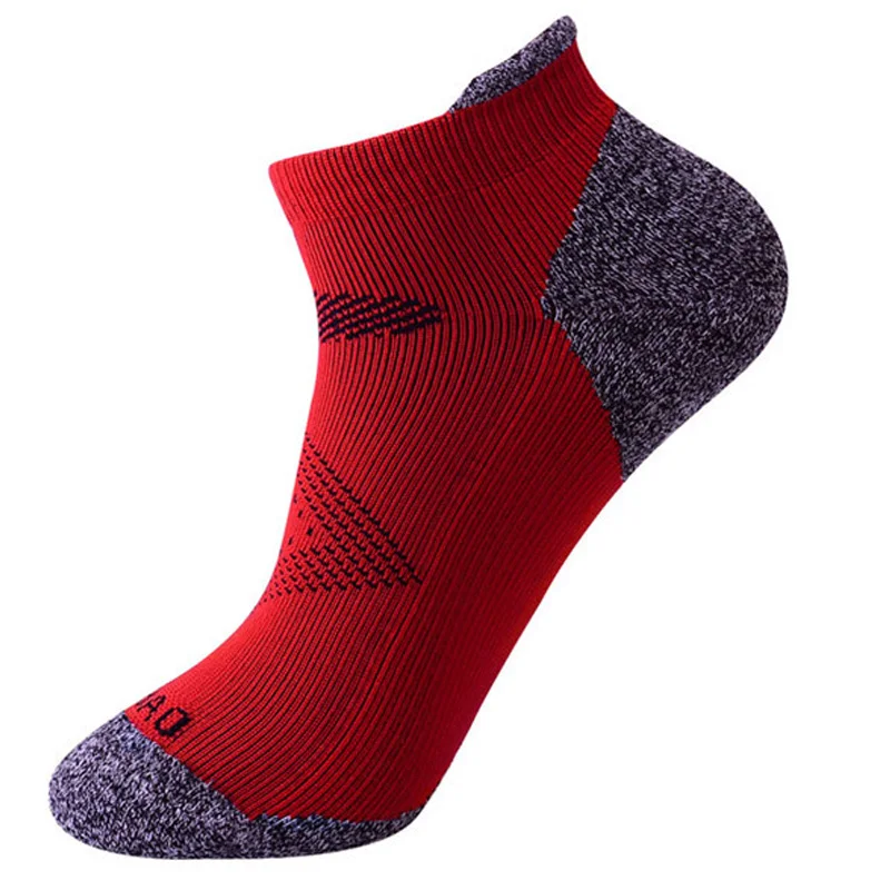 ULTRA-TRI быстросохнущие блистерные противоскользящие беговые носки для марафона на открытом воздухе спортивные носки для мужчин и женщин - Цвет: Red