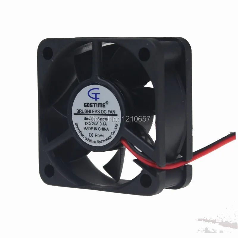 24V 50mm x 20mm 5CM 2Pin DC Brushless Computer Heatsink Cooling Cooler Fan