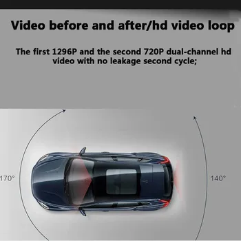 

AD-315 Hidden Driving Recorder Wifi Night Vision HD 360 Panorama DVR English Voice Control Z718