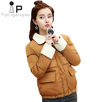 

Fashion Winter Parka Coat Women Outerwear Plus size Loose Army Green Down Jacket Women Warm Casual Ladies Coats Thicken Overcoat