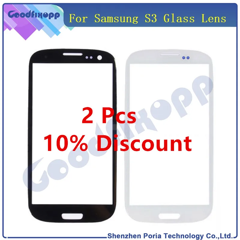 Для Samsung Galaxy S3 I9300 I9305 сенсорный экран LCD Передний стекло крышка объектива запасные