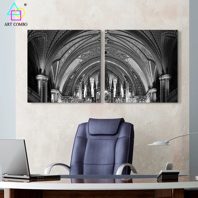 2 Panels Modern Europe Painting Interior Architecture And Street 2 Panels Modern Europe Painting Interior Architecture And Street Signs Picture Home Wall Decor No