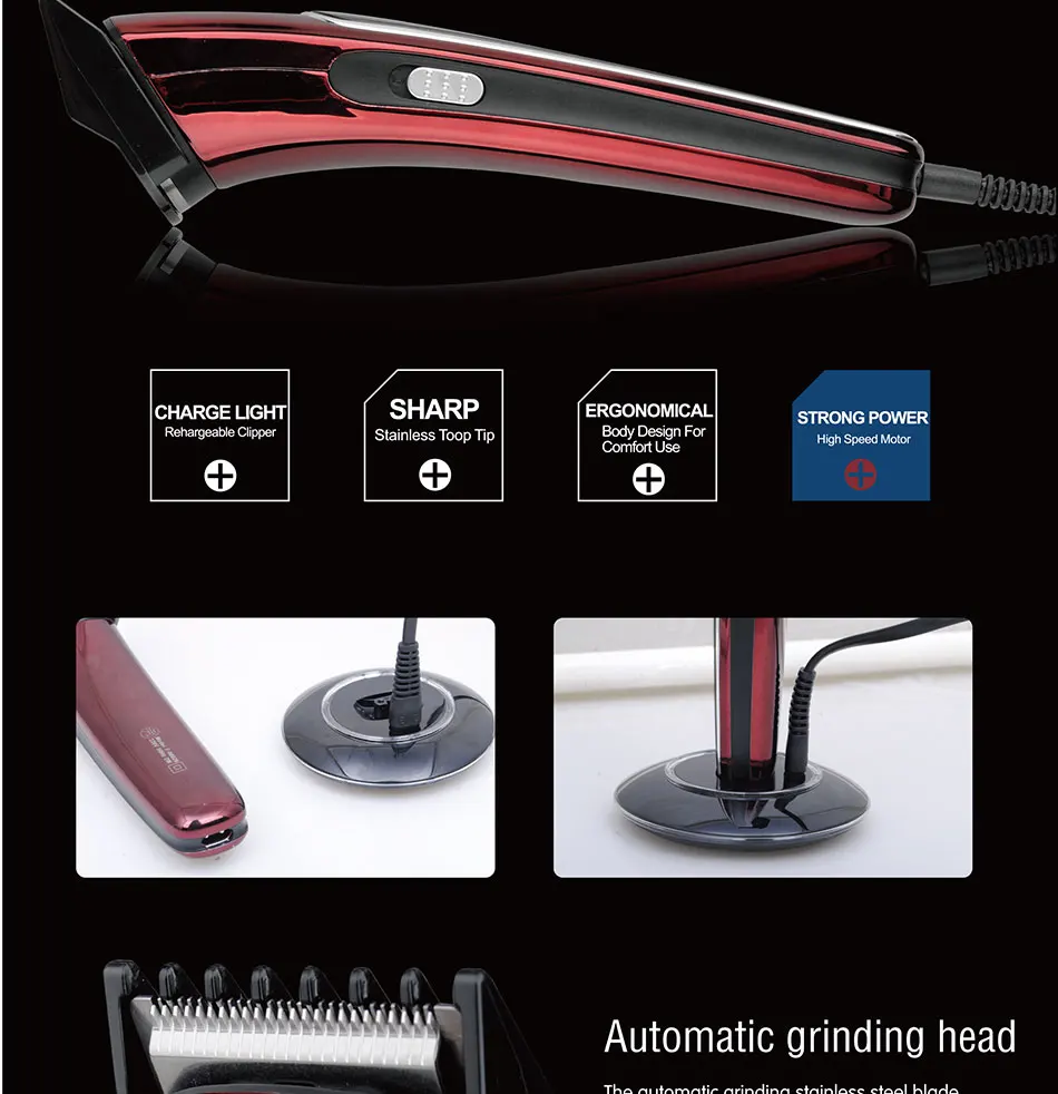 DSP профессиональная перезаряжаемая машинка для стрижки волос, электрический триммер для бороды, бритва, машинка для стрижки волос, парикмахерские инструменты, F-90029